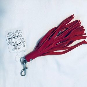 Red Free People USB keychain